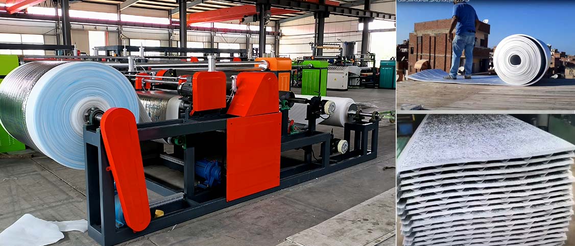 EPE Foam Sheet Aluminium Foil Laminating Machine EPE Foam Sheet Aluminium Foil Laminating Machine