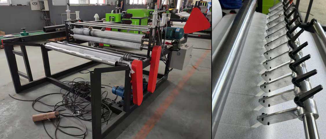 PE foam sheet slitting cutting machine